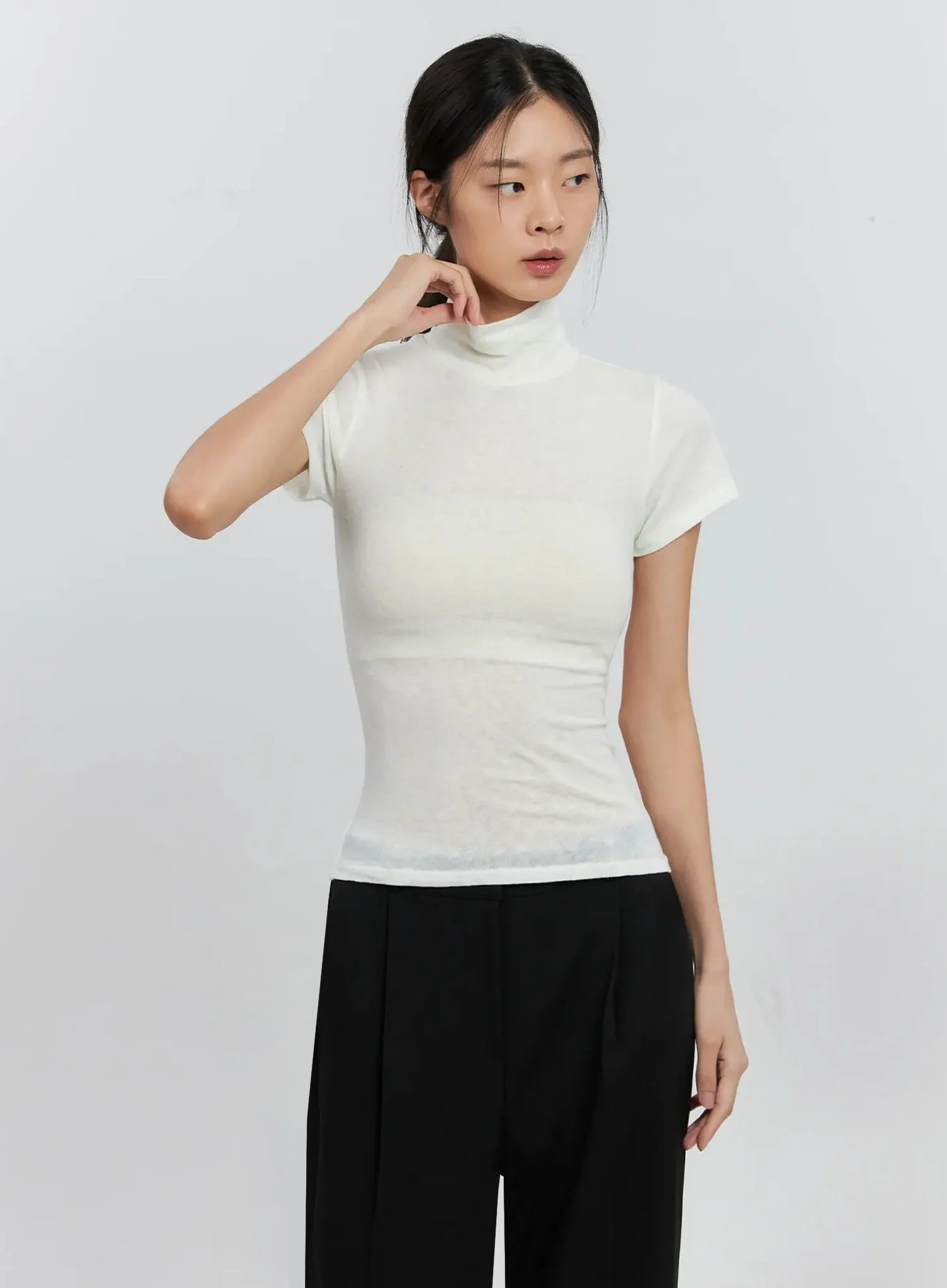 Soft Knit Short Sleeve Top IS516