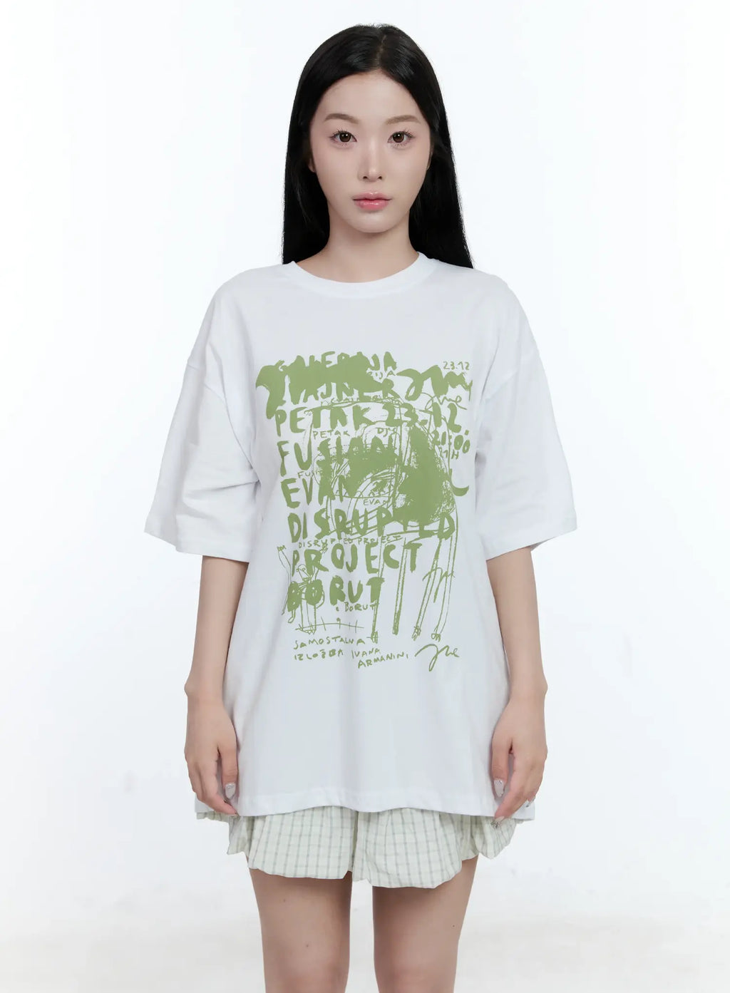 Graphic Oversized Tee CL530