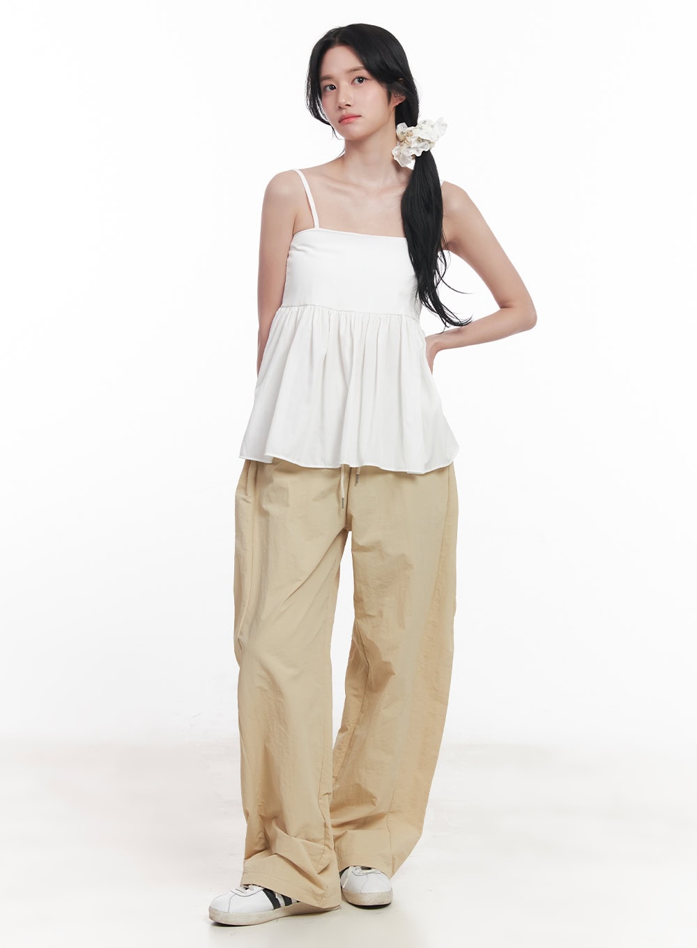 Ribbon Flare Cami Top CY523