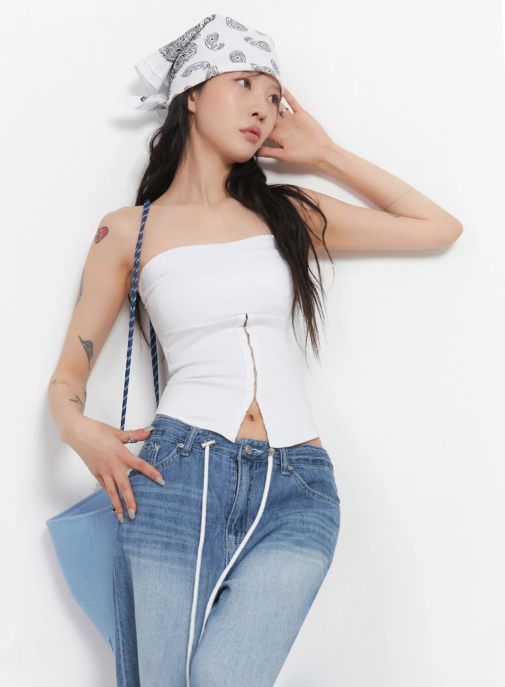 Cotton Corset Tube Top  IC503