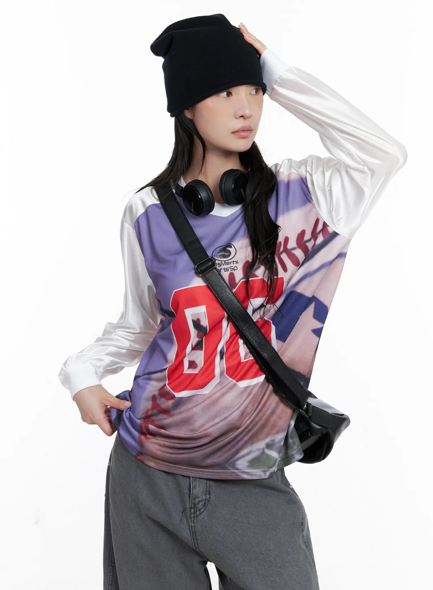 86 Oversized Graphic Long Sleeve CS526