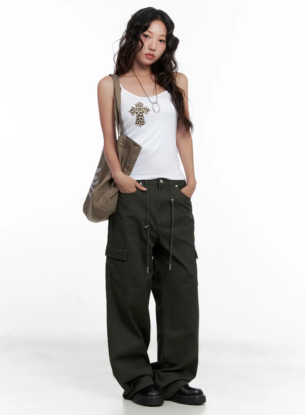 Leopard Patch Tank Top CL521