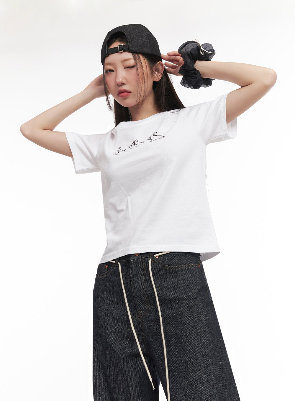 Sweet Bunny Graphic Top IM528