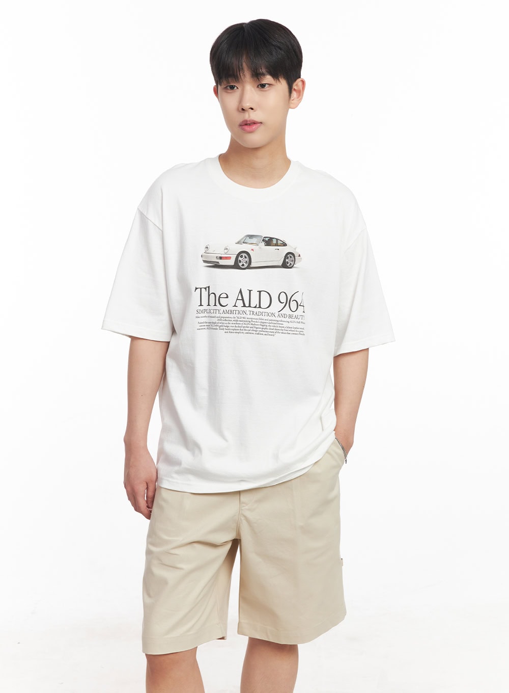 Men's Car Graphic T-Shirt IA529