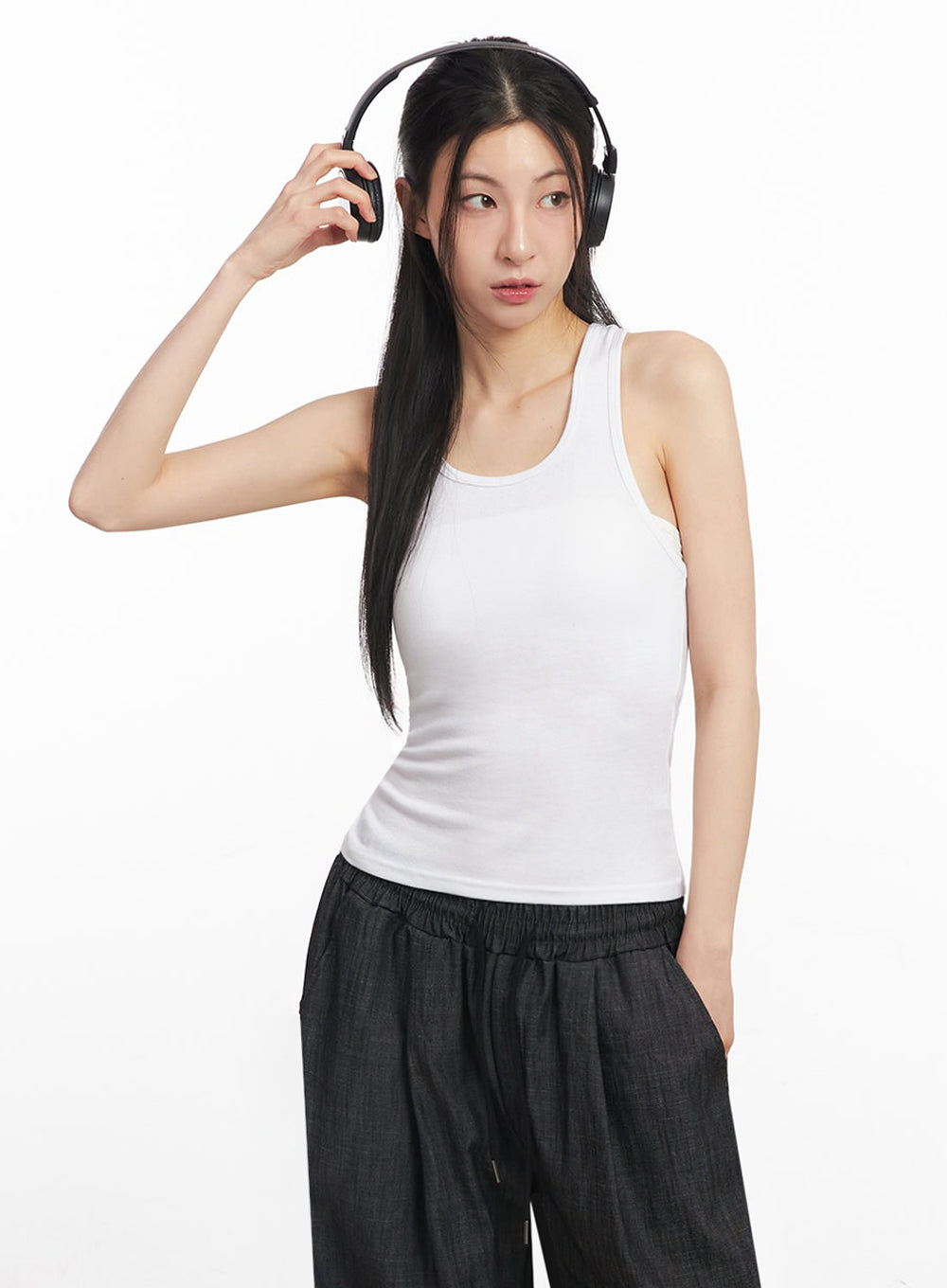 Essential Cross-Back Tank Top IY529