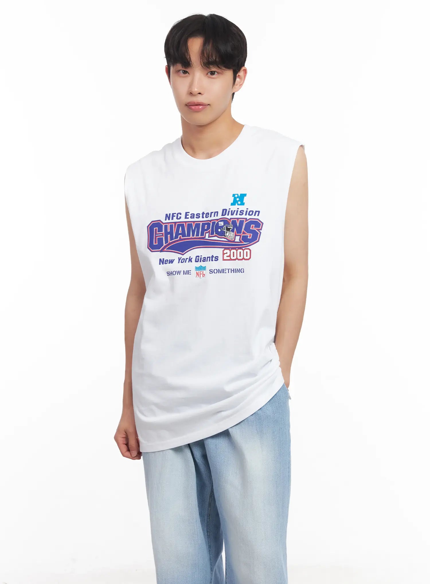 Men's Graphic Sleeveless Shirt IU519