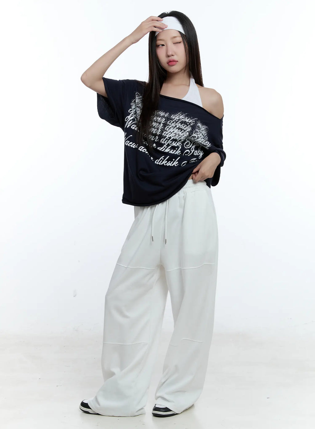 Baggy Wide-Leg Sweatpants CU526