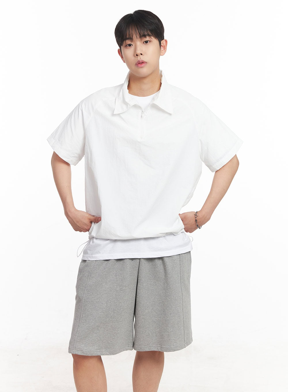 Men's Windbreaker Half-Zip Top IA525