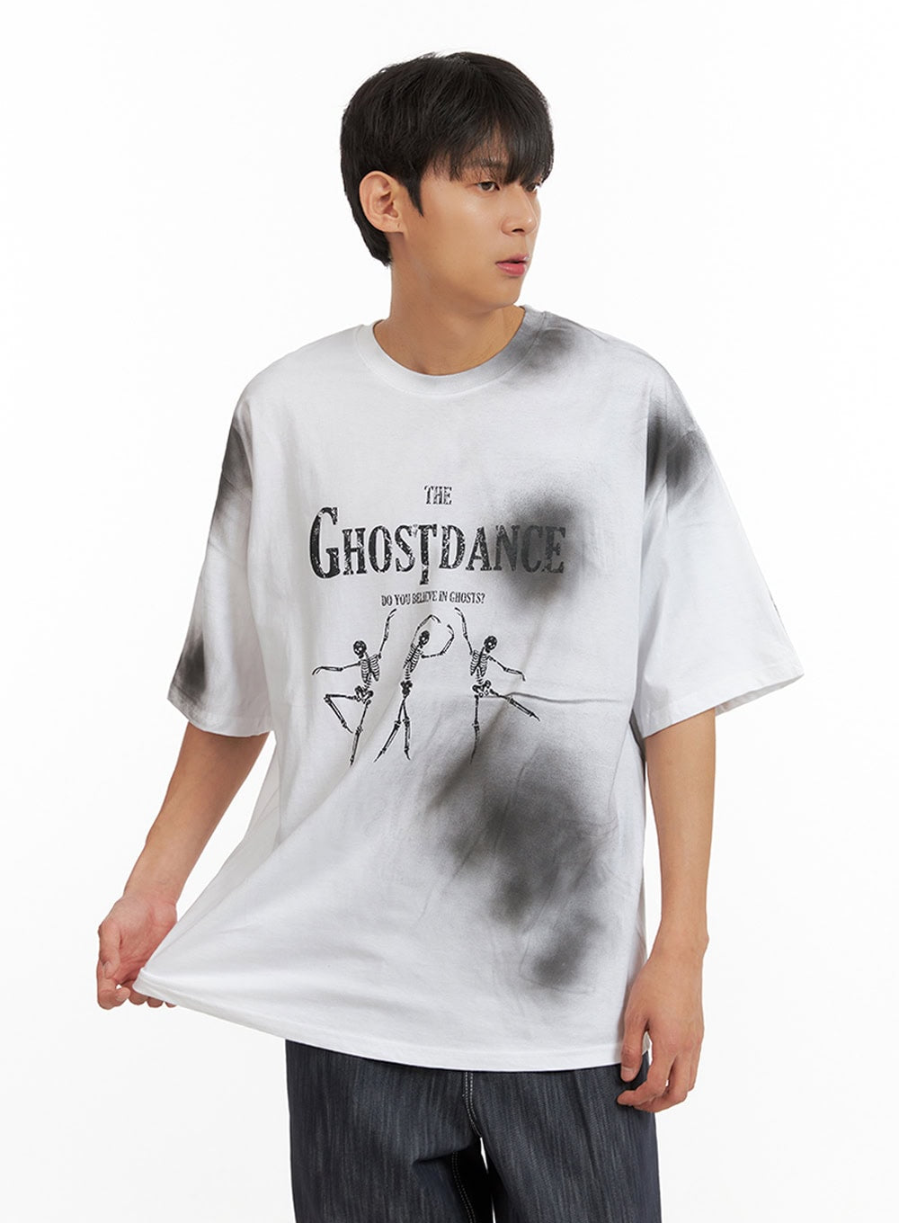 Men's Oversized Graphic T-Shirt IU419