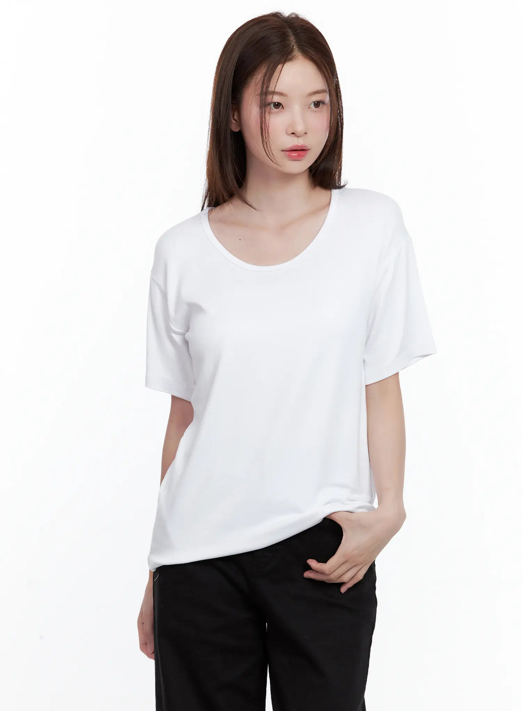 Essential Scoop-Neck Top CL502