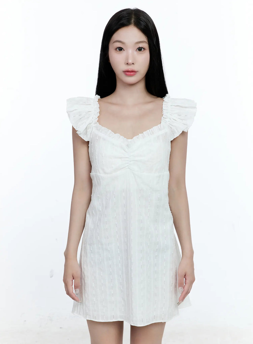 Lace Off-Shoulder Mini Dress CG513