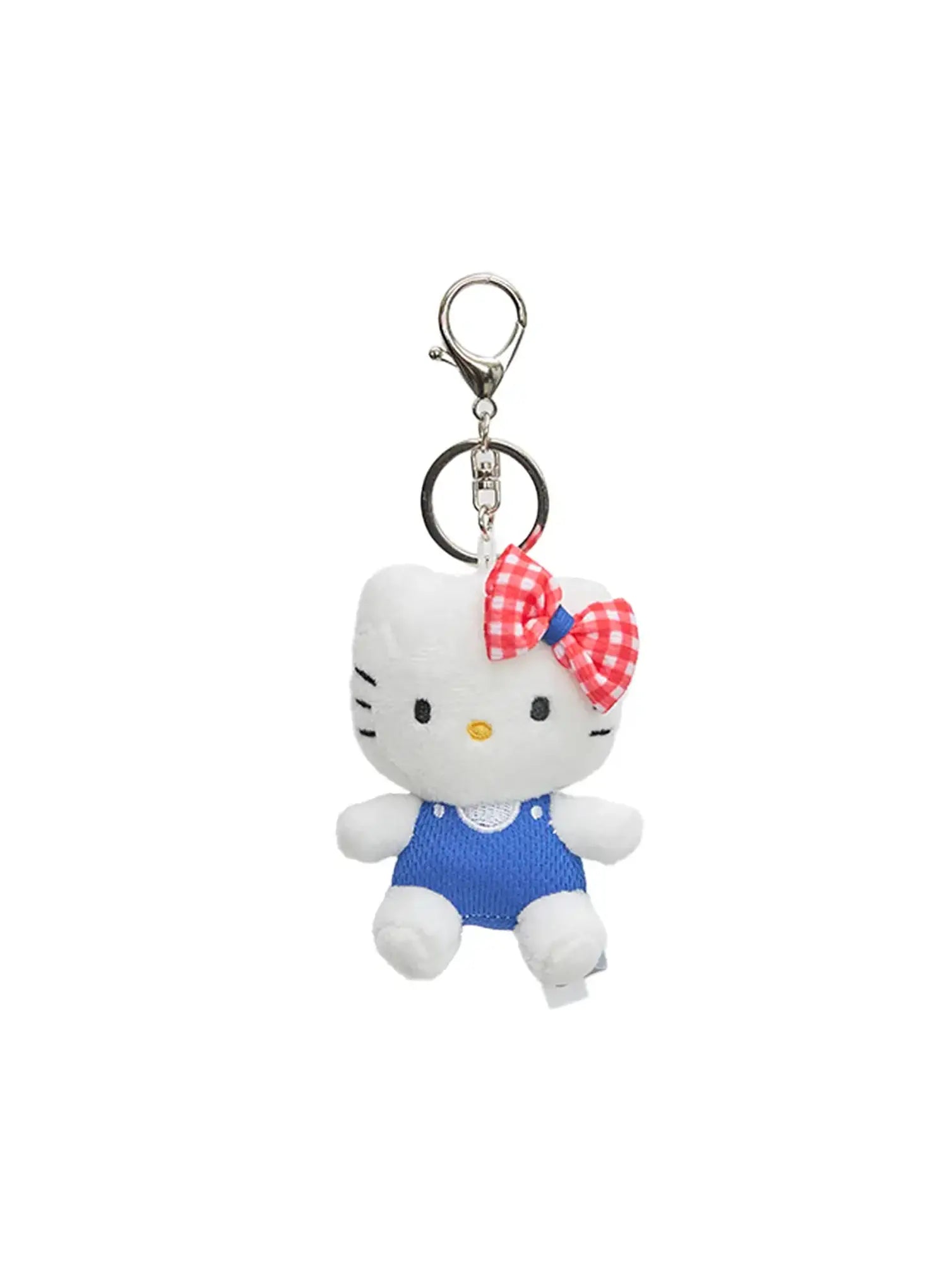 Gingham Bow Kitty Keychain IL531