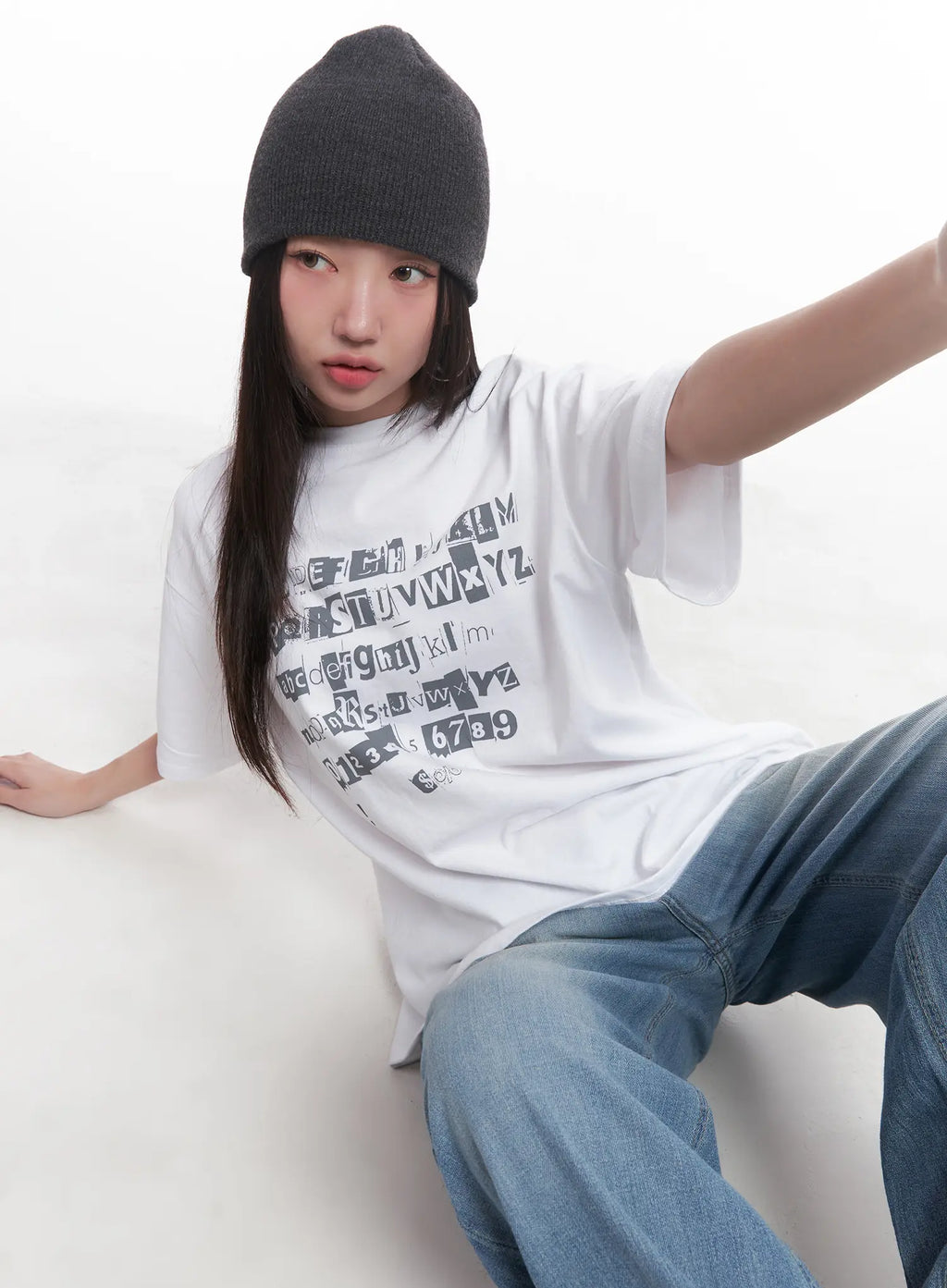 Graphic Oversized Tee CU516