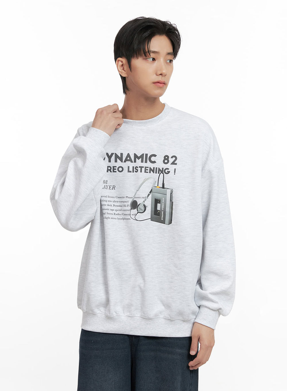 Men's Graphic Cotton Sweatshirt ID406