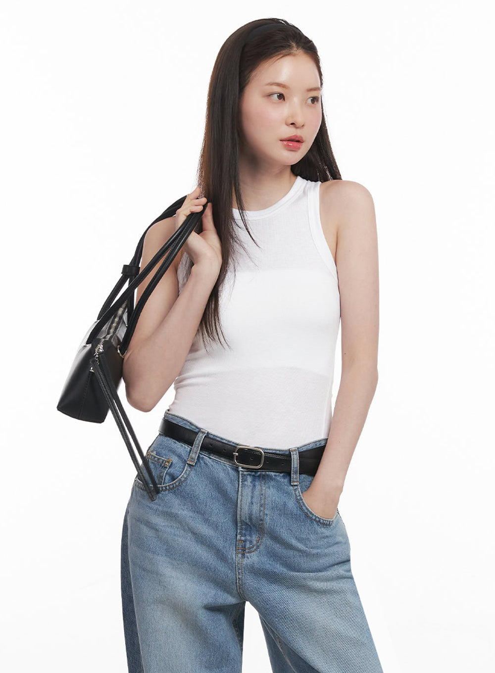 Essential Mock-Neck Tank Top IY509