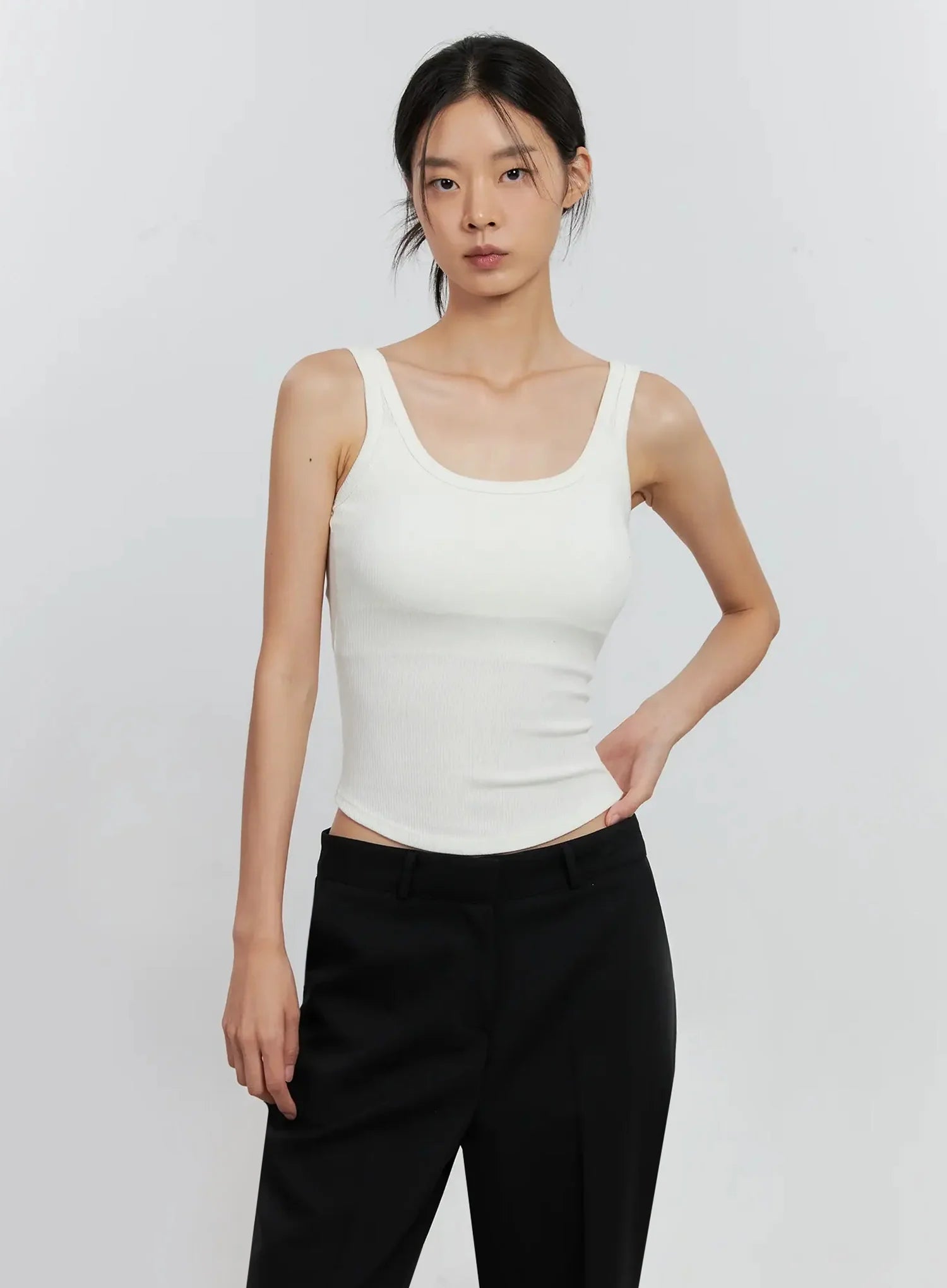 Padded Square-Neck Top IS516