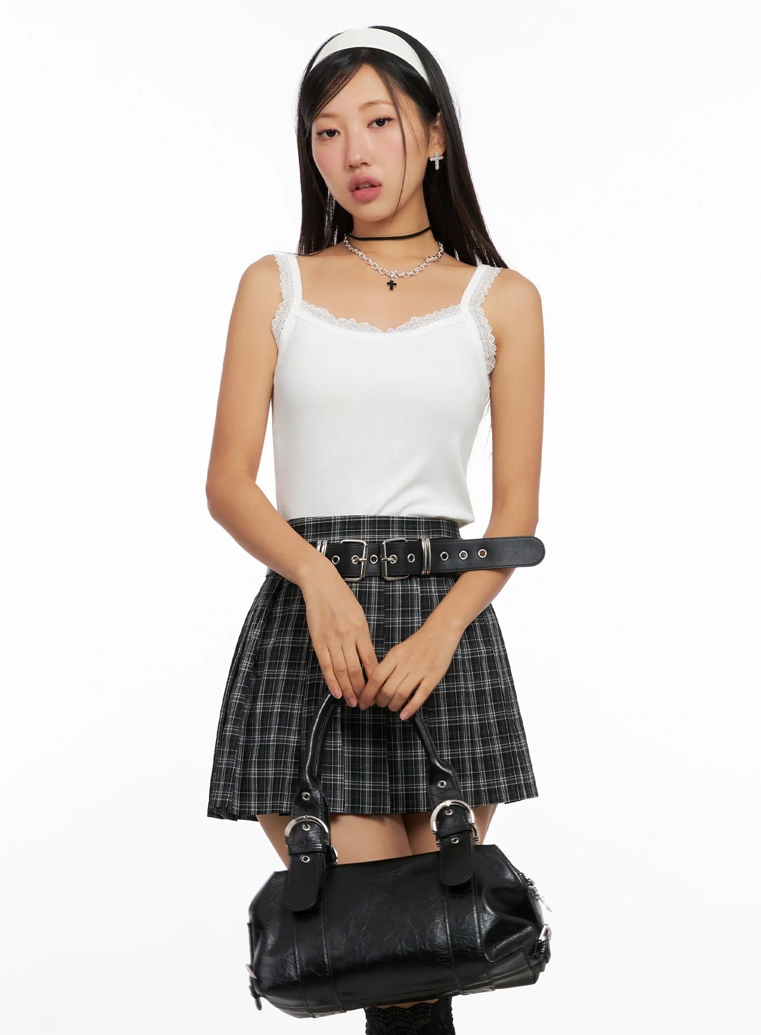 Lace Trim Cami Top IG527