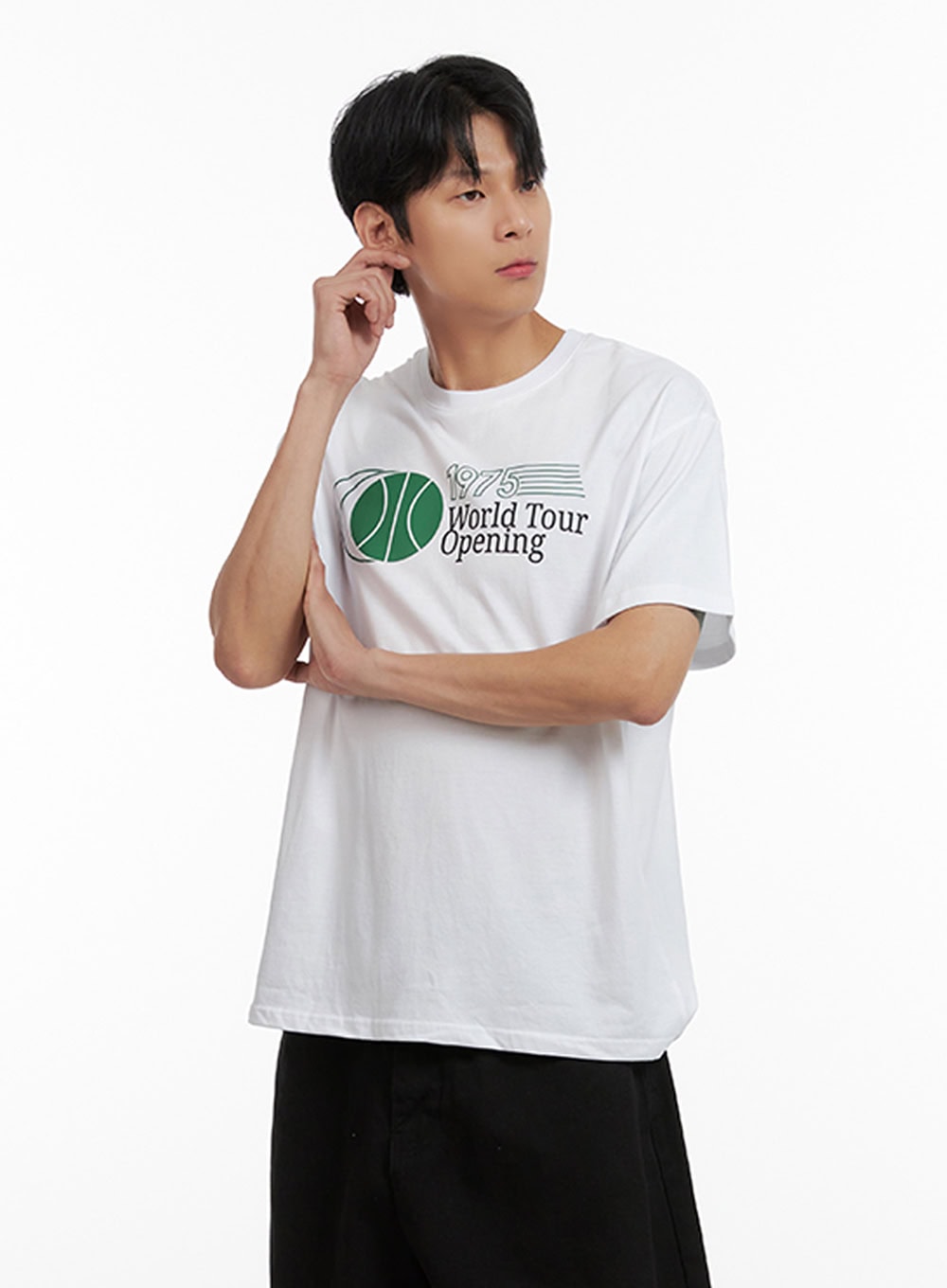 Men's Casual Lettering T-Shirt IL403