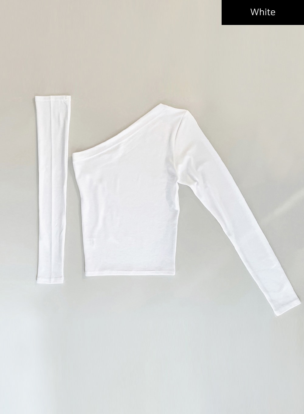 One Shoulder Cut Out Crop Top