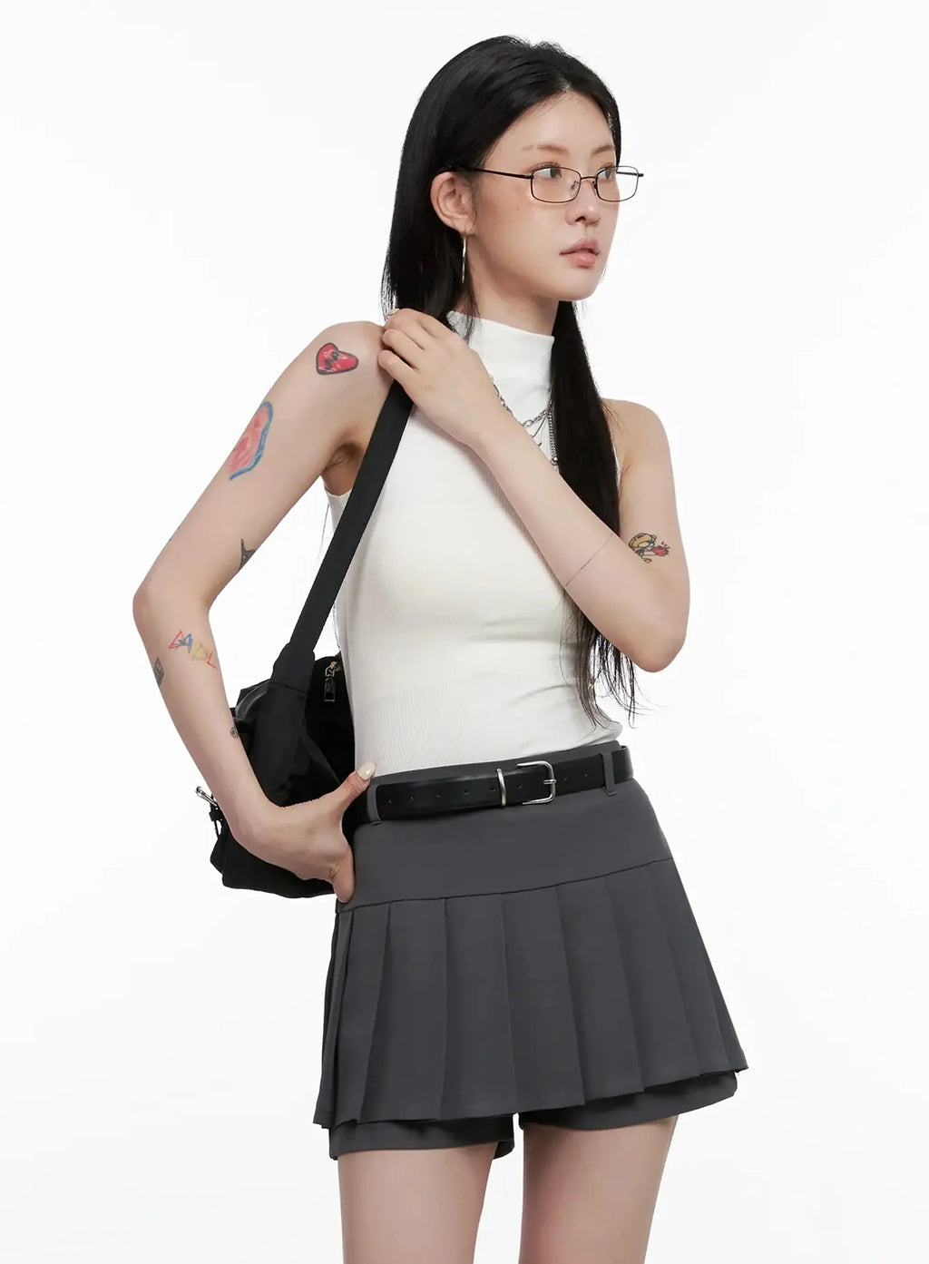 Mock Neck Tank Top IS508