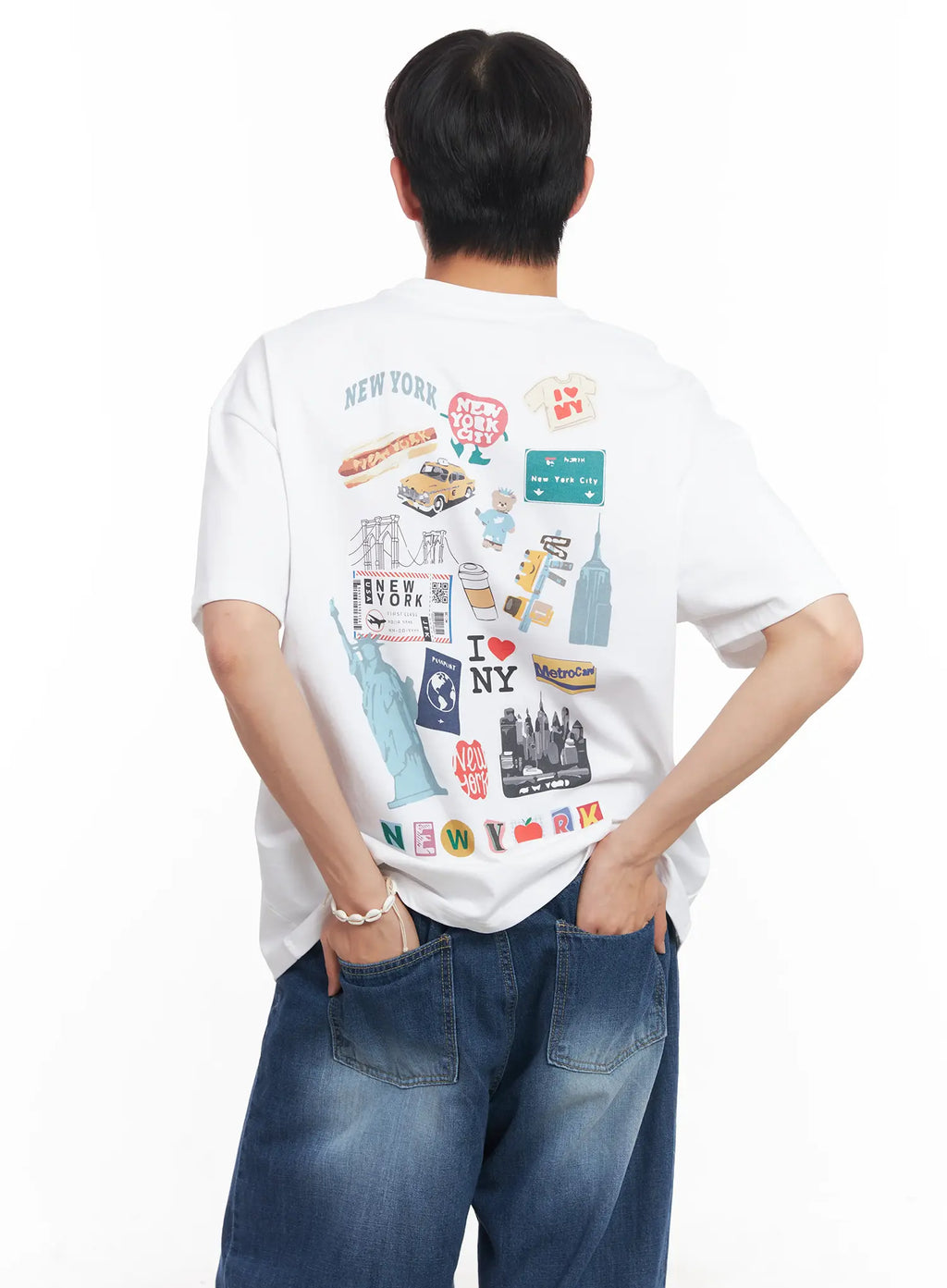 Men's New York Graphic T-Shirt IU519