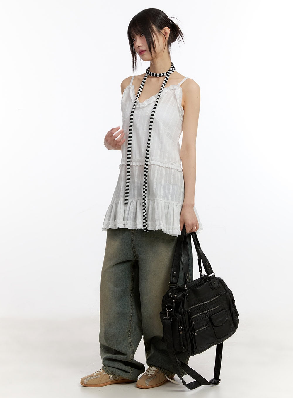 Angel Frill Lace Cami Mini Dress CA508