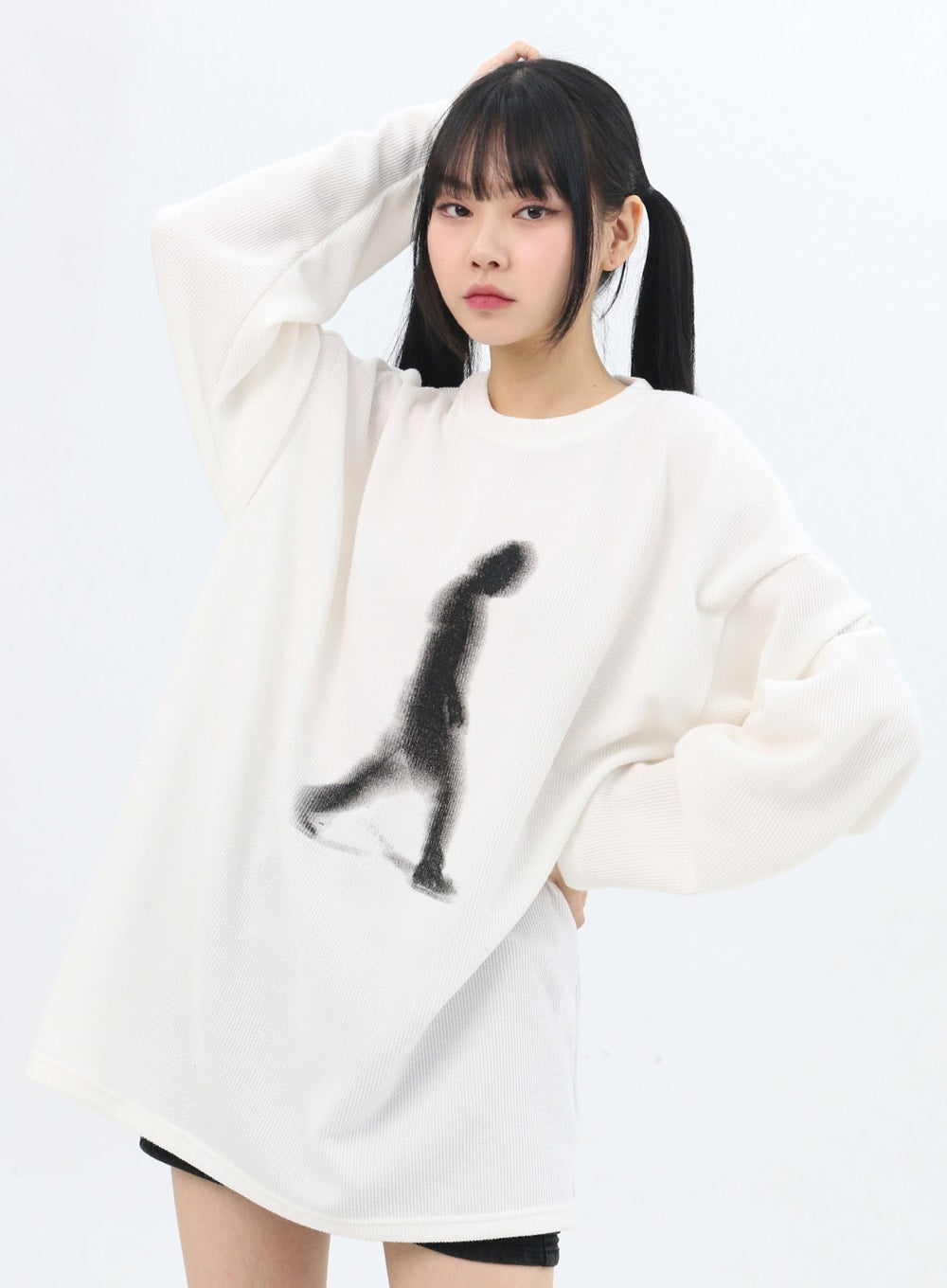 Graphic Print Oversize T-Shirt IN310