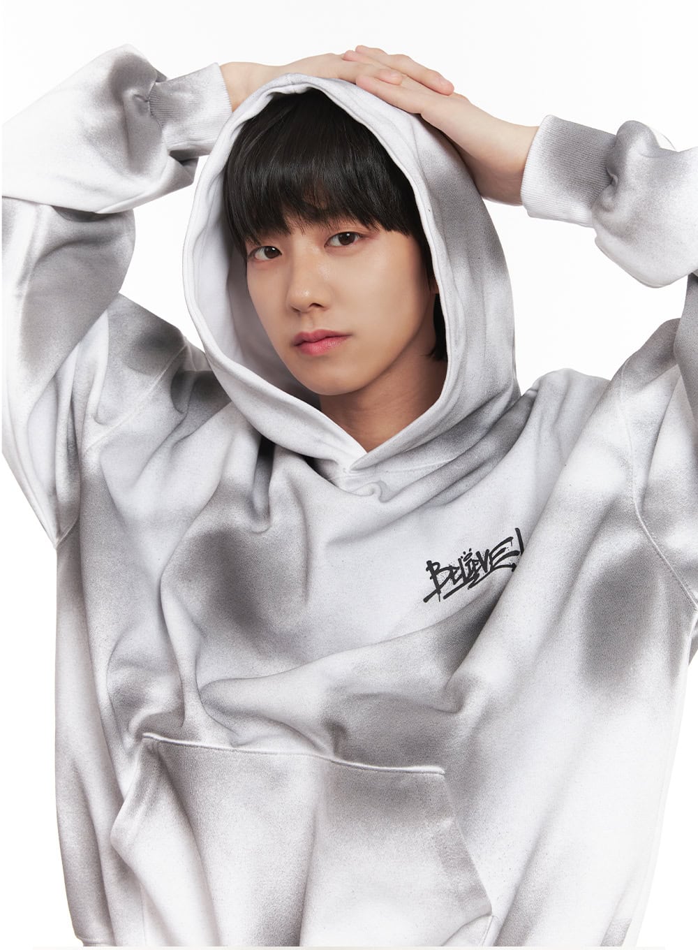 Men's Washed Oversized Hoodie IM519
