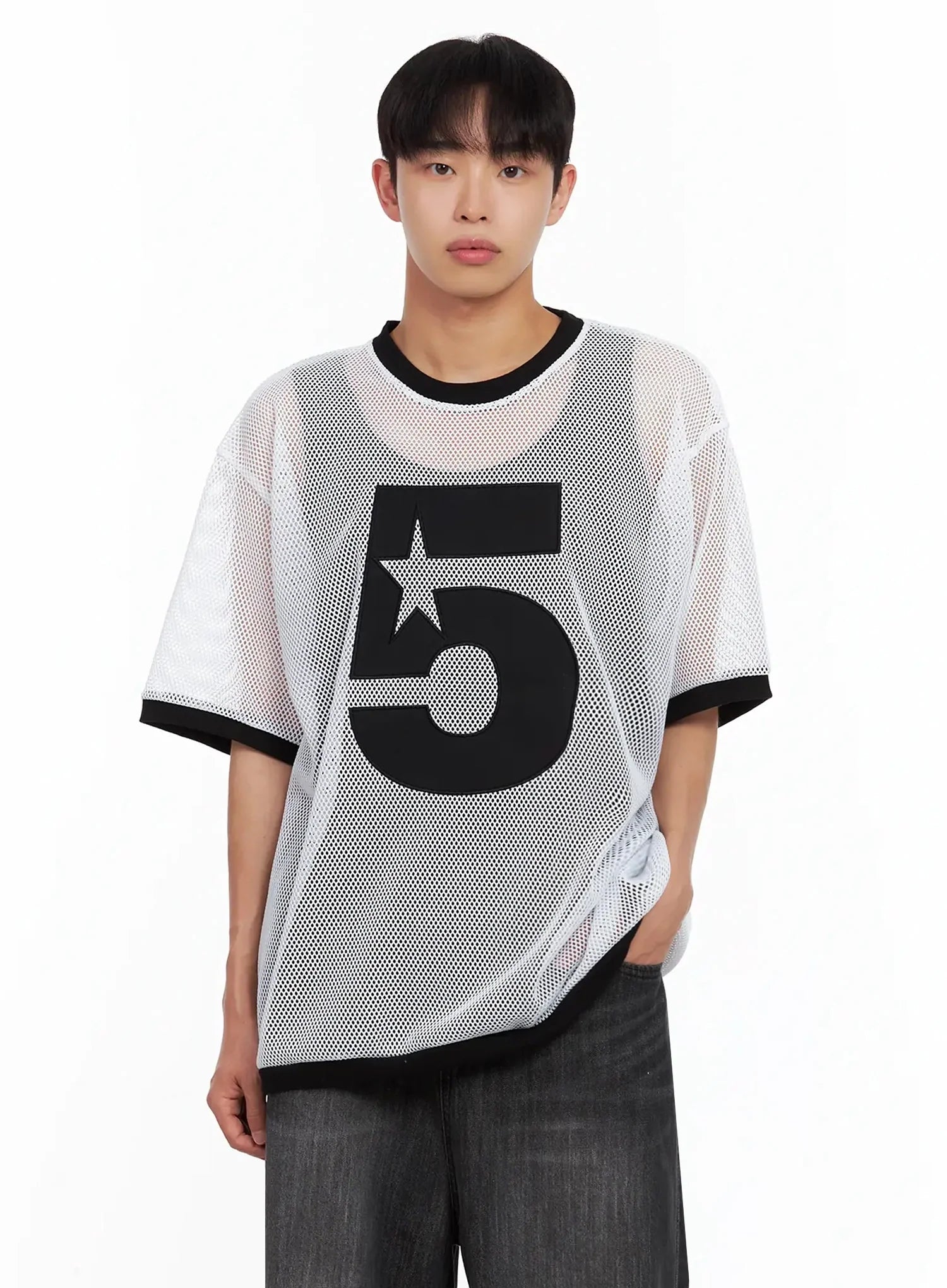 Men's Mesh Star Jersey Tee IL516