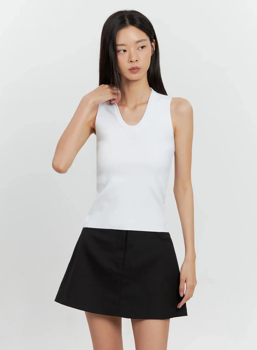 U-Neck Knit Tank IL528