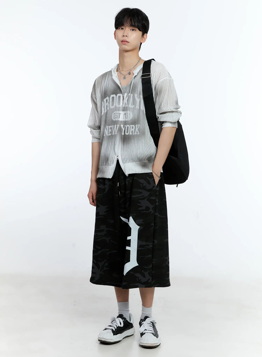 Men's Mesh Zip-Up Jacket IG501