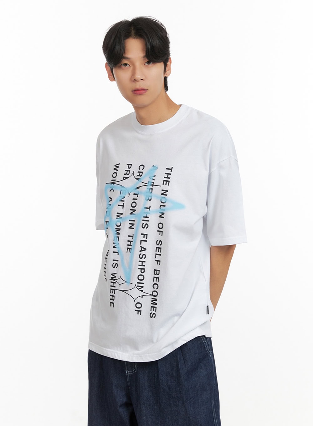 Men's Cotton Comfort Graphic T-Shirt IY431
