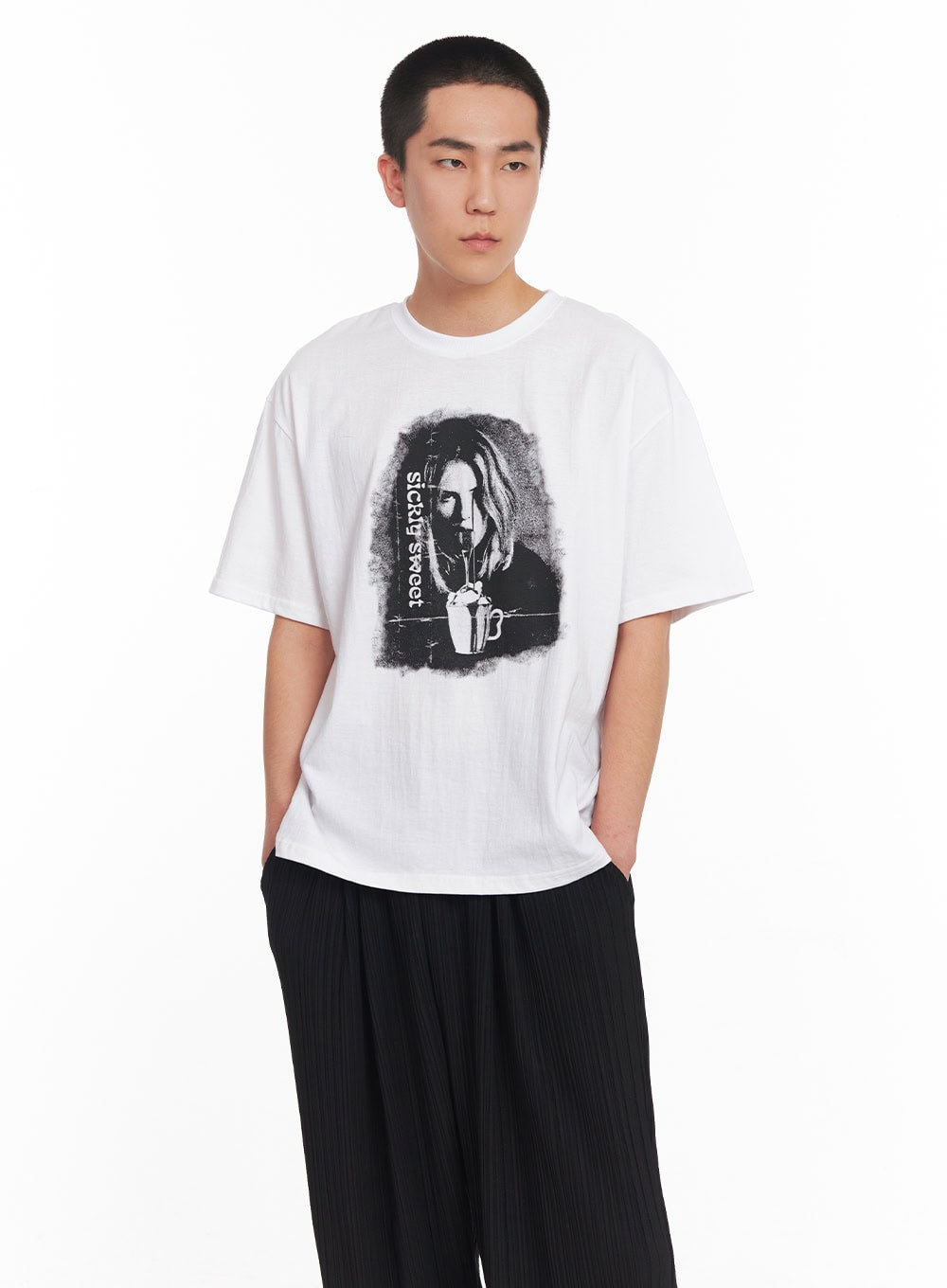 Men's Graphic Cotton Tee IY506