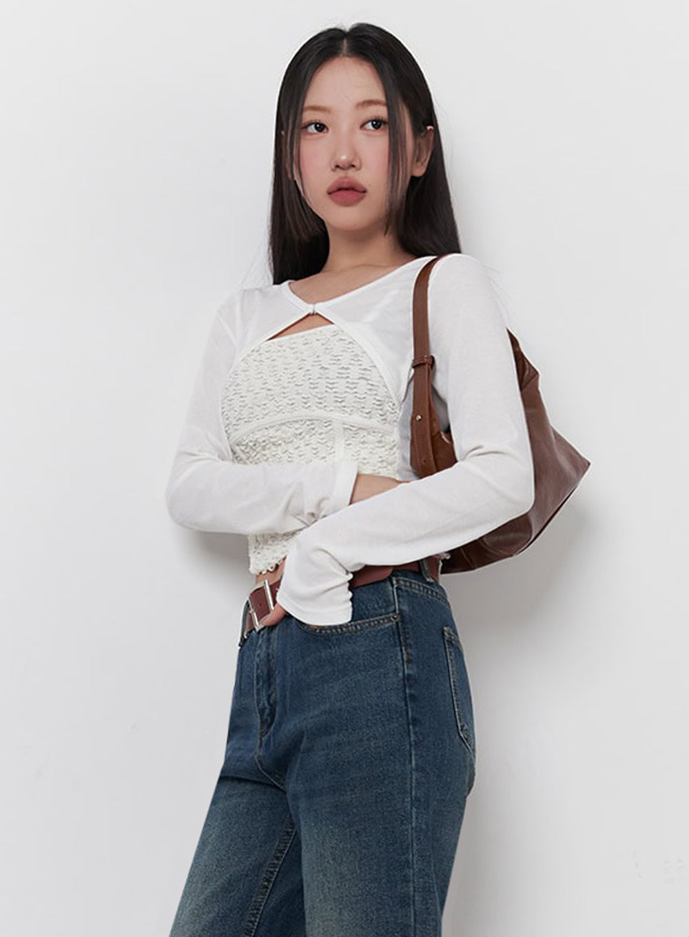 Buckle Bolero Cardigan IM525