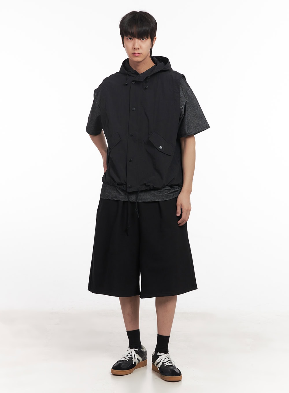 Men's Comfy Wide-Fit Sweatshorts IA511