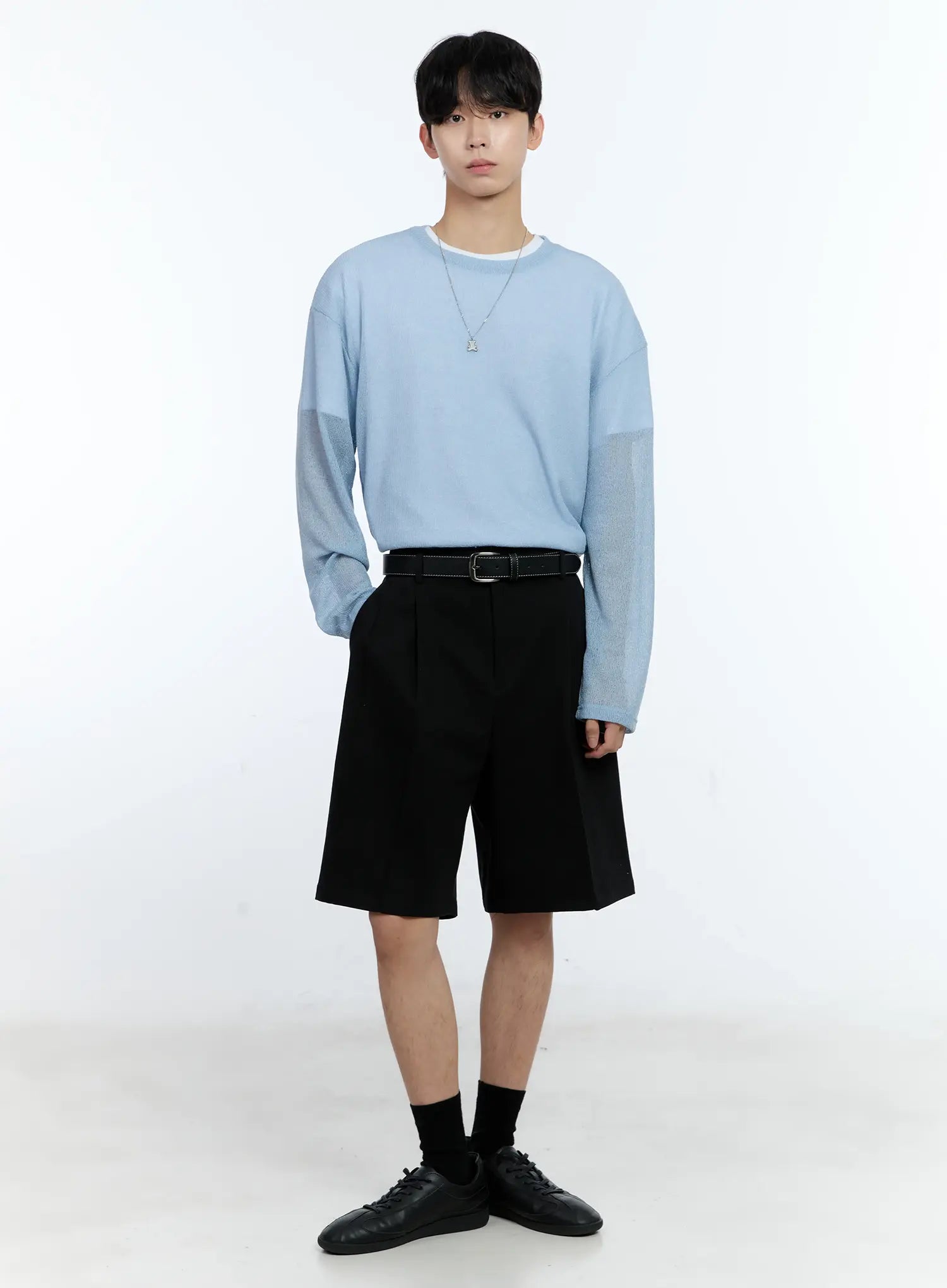 Men's Mesh Long-Sleeve Top IG501