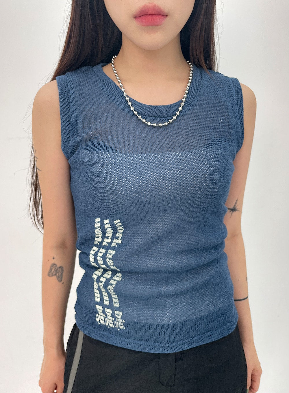 Round Beads Chain Necklace CL331