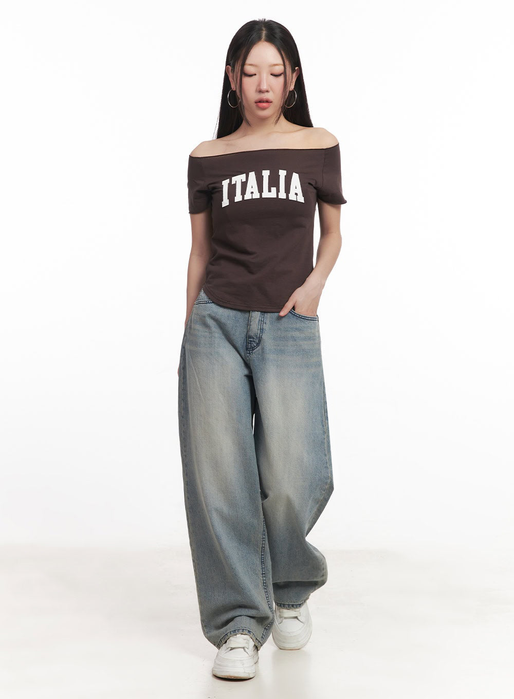 Casey Washed Baggy Jeans IM528