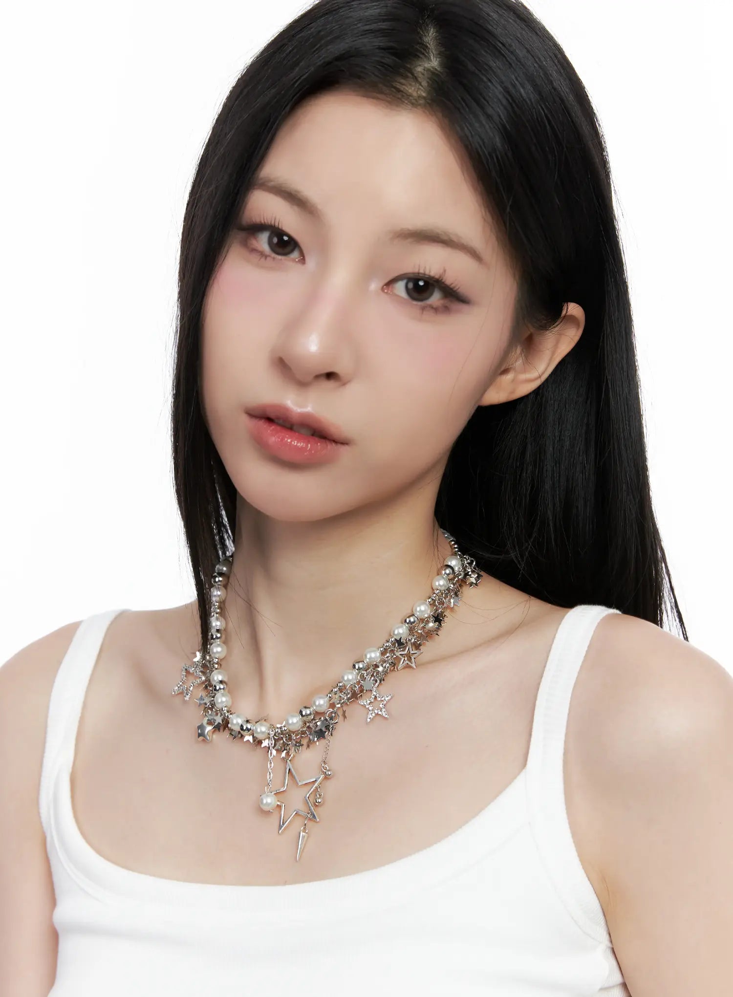 Cluster Bead Star Necklace CO503