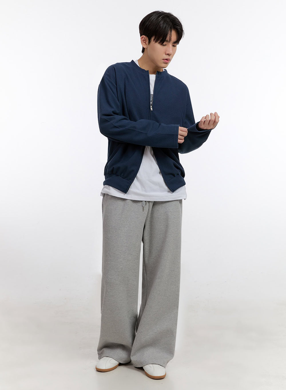 Men's Essential Wide-Leg Sweatpants IM525