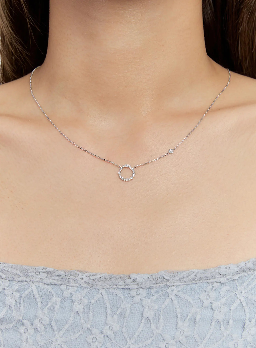 Arabesque Letter Necklace IS517