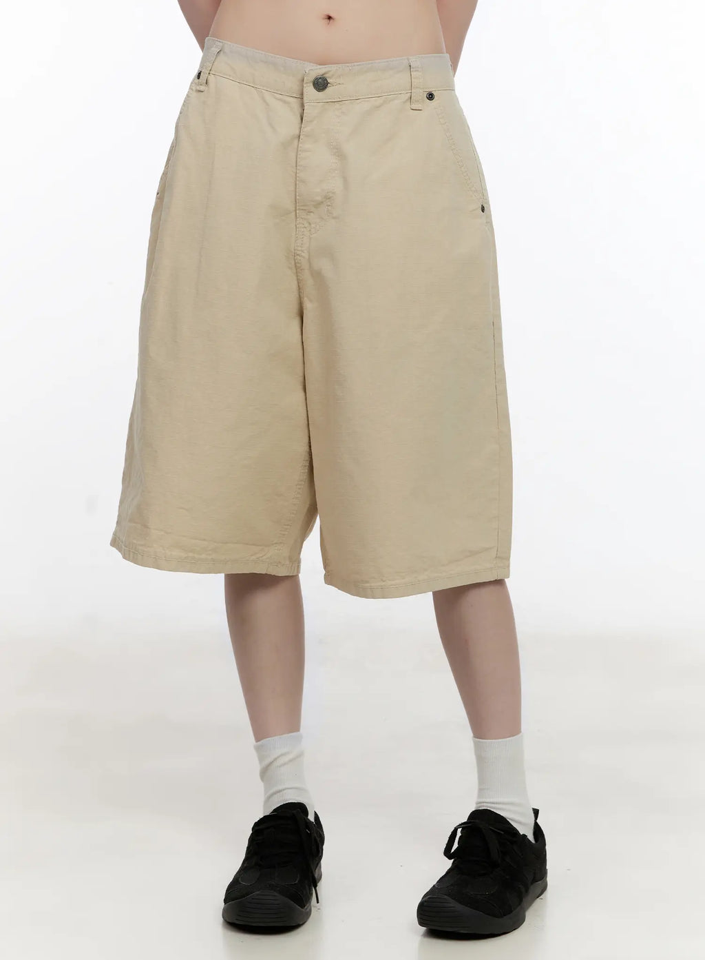 Beige Carpenter Jorts CL507