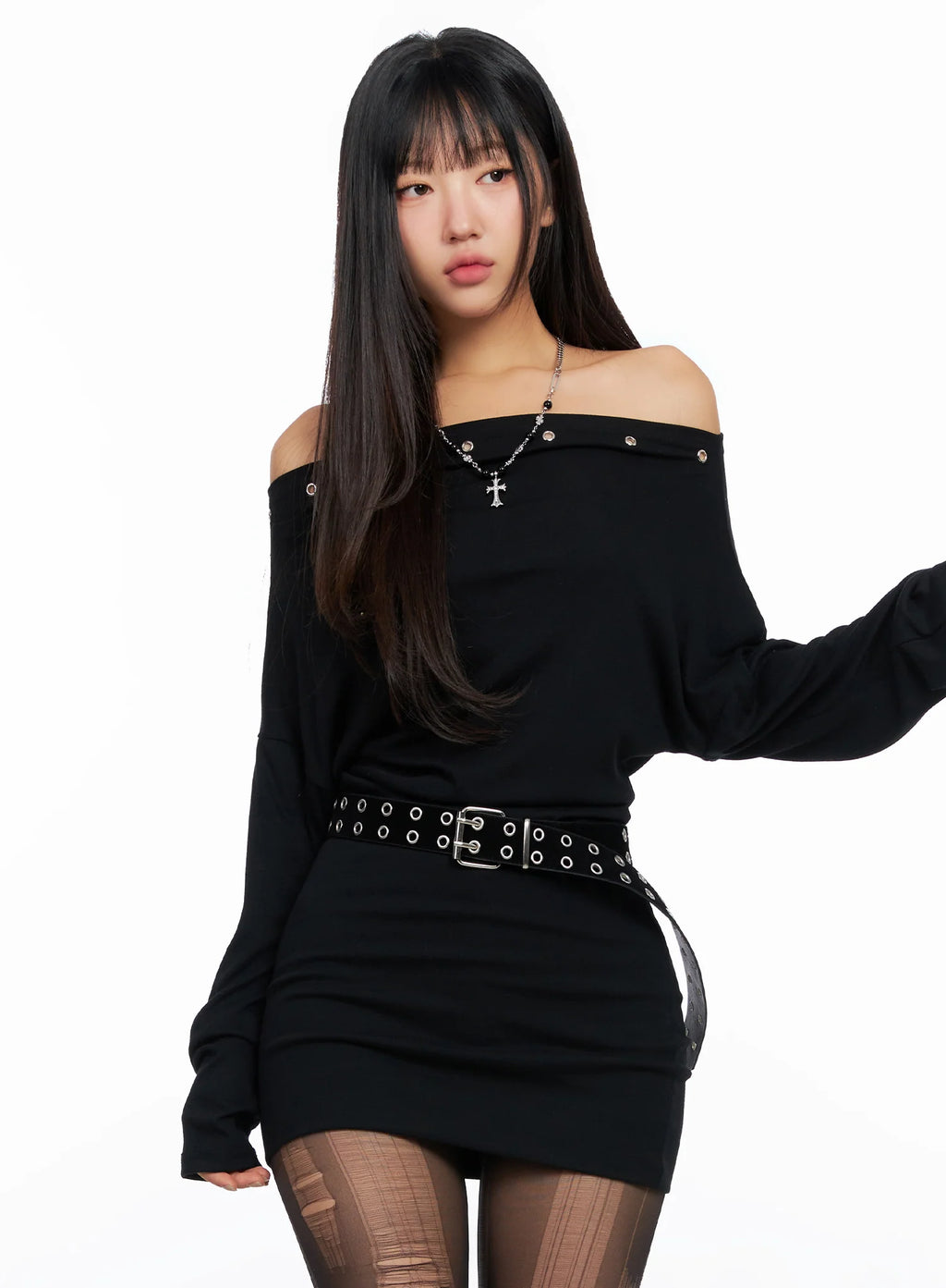Chic Off-Shoulder Mini Dress CO514