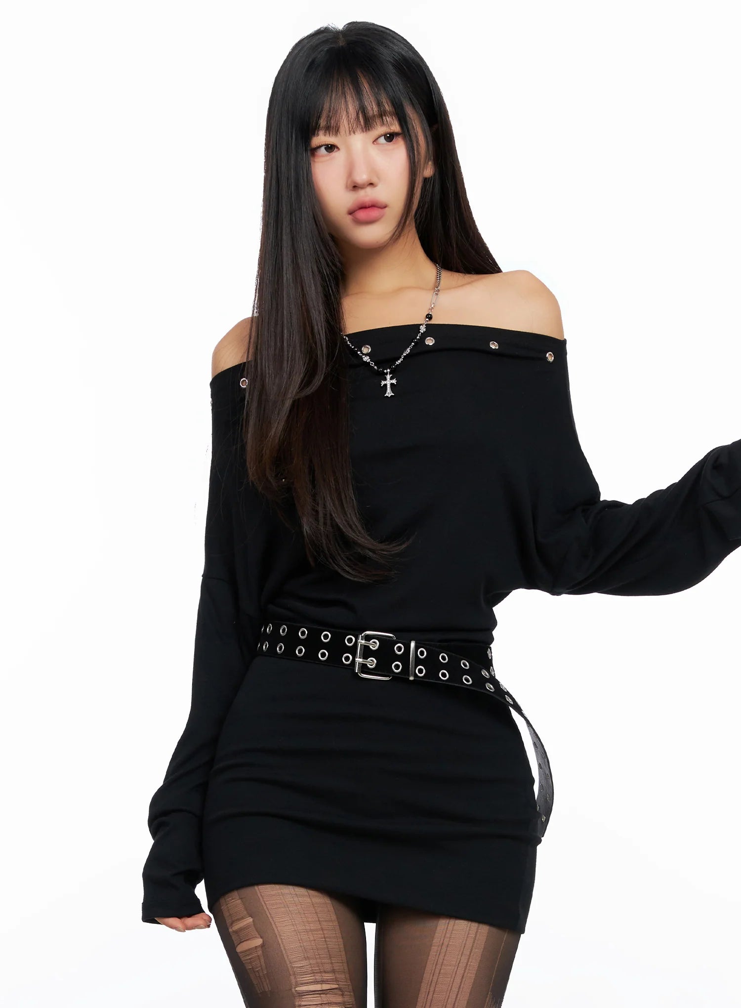 Chic Off-Shoulder Mini Dress CO514