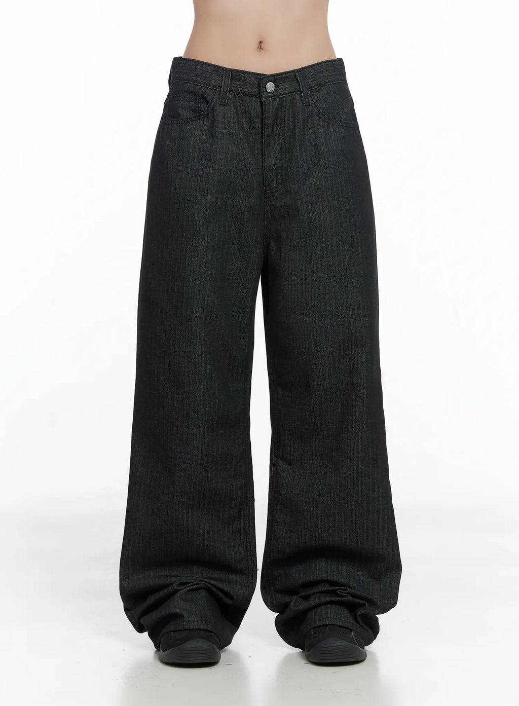 Stormi Stripe Wide-Leg Jeans CS502