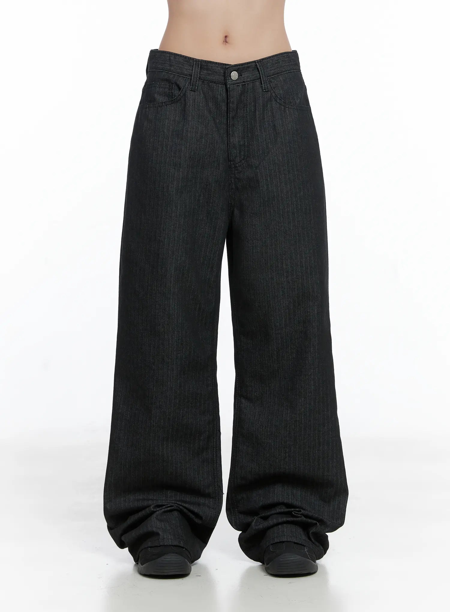 Stormi Stripe Wide-Leg Jeans CS502