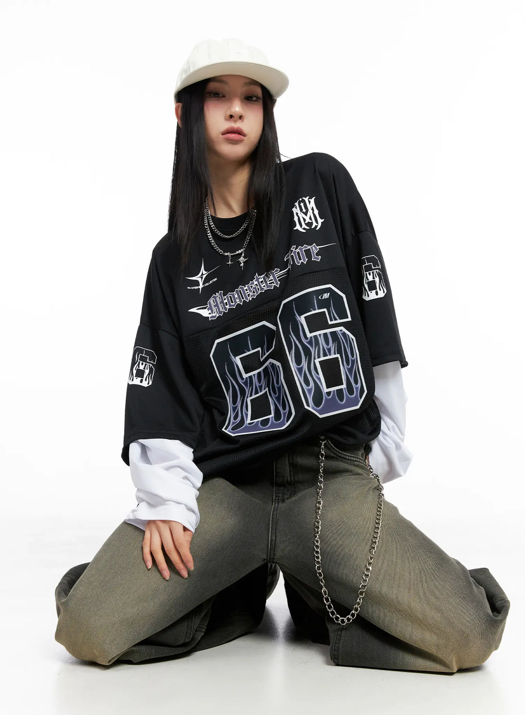 Oversized Graphic Long Sleeve CC1109