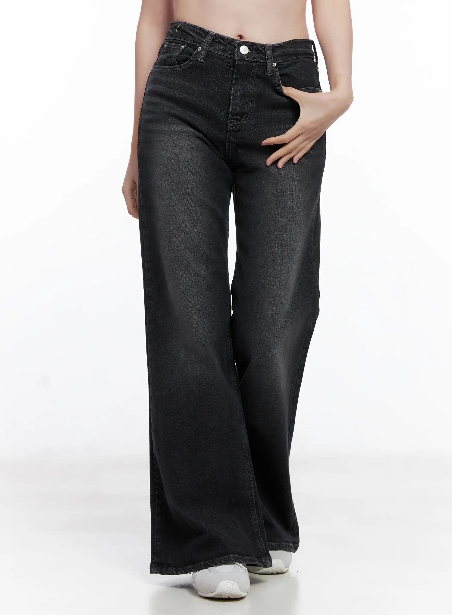 Lulu Flare Washed Jeans CG521