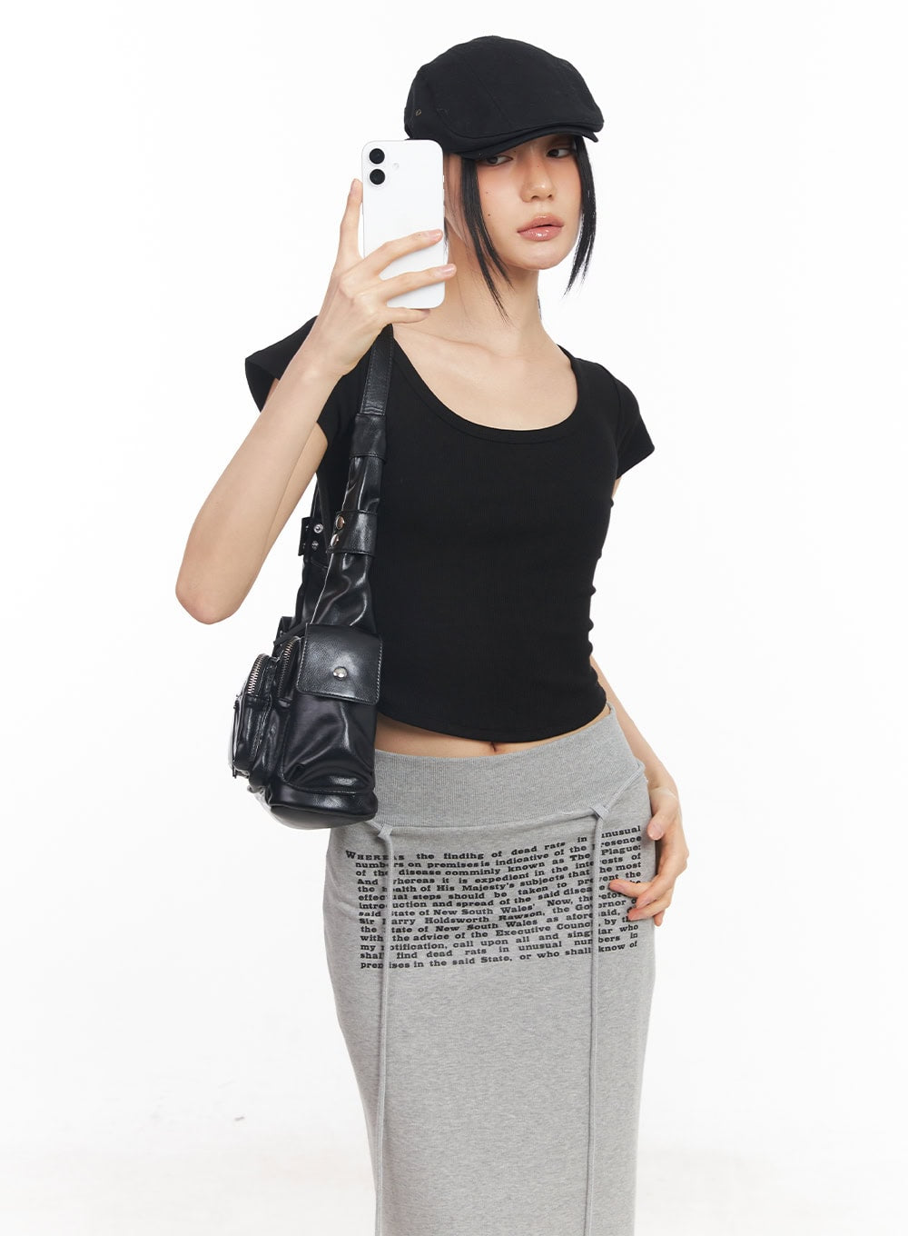 Essential U-Neck Crop Tee CY528