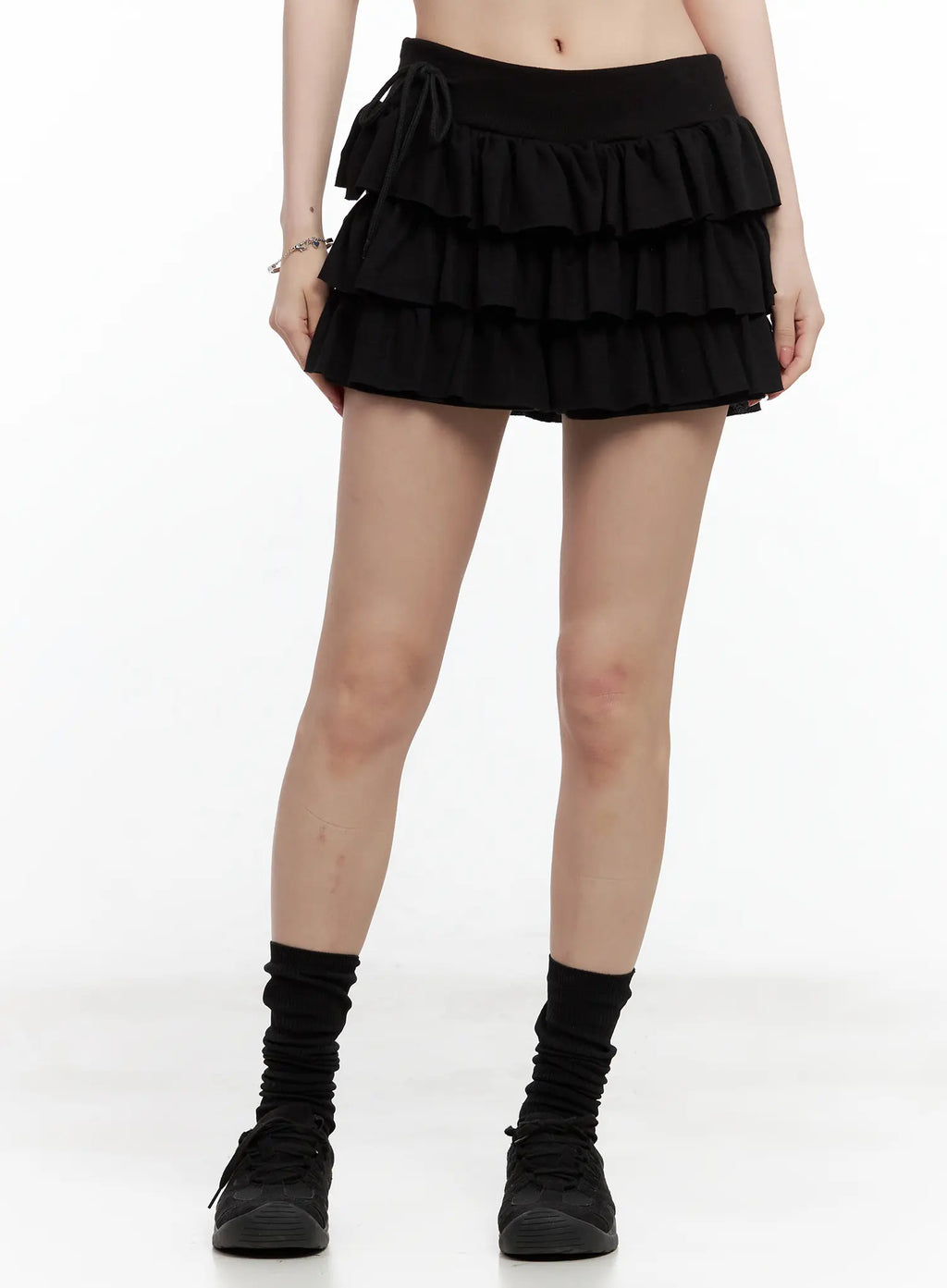 Ruffle Layered Mini Skirt CL501